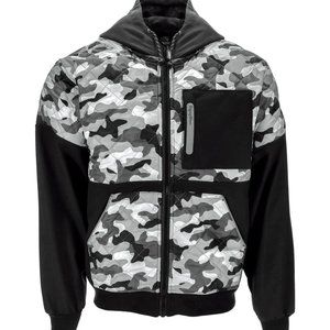 Refrigiwear Camo Diamond Quilted Super Warm Zip-up Puffer Hoodie Jacket LARGE